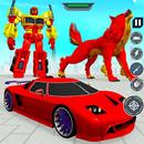 Wolf Robot Car Transformation APK
