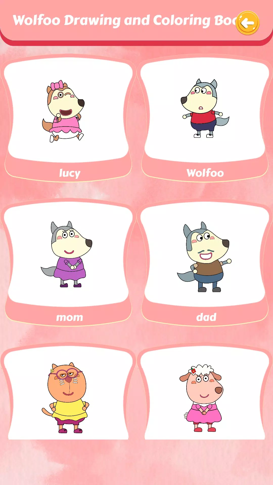 Wolfoo Family Coloring & Drawing APK pour Android Télécharger