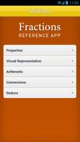 Fractions Reference App Affiche