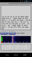 Morse Decoder for Ham Radio الملصق