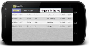 DroidPSK - PSK for Ham Radio capture d'écran 3