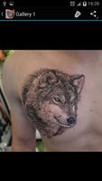 Loup Tatouage capture d'écran 1