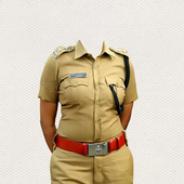 Woman Police Photo Suit Studio icon
