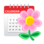 Woman diary (calendar) icon