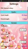 Woman diary (calendar) screenshot 2