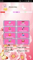 Woman diary (calendar) پوسٹر