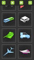 برنامه‌نما وسایل نقلیه اوریگامی از کاغذ عکس از صفحه