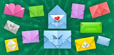 Origami-Umschläge aus Papier