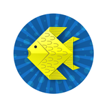 Origami-Fische aus Papier