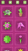 Flores e plantas de origami imagem de tela 1