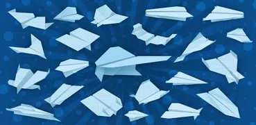 Aviones voladores de origami