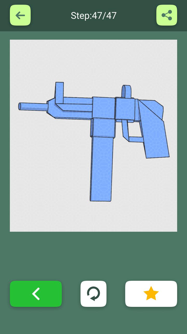 Origami Weapons For Android Apk Download - laser pistol roblox id