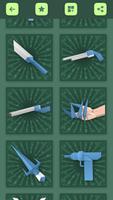 Instruções de armas de origami imagem de tela 3
