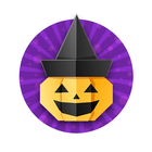 Origami Halloween From Paper icon