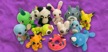 Clay Kawaii Cute Characters