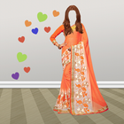 Woman Saree Photo Suit : Simple & Traditional آئیکن