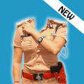 Women Police Dress Photo Suit