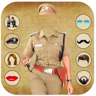 Woman Police Photo Suit Editor icon