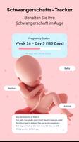 Schwangerschafts-Tracker Plakat