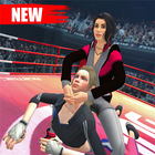 Women Wrestling Ring Battle: U icône