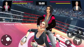 Women Wrestling Ring Battle: U Affiche