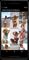 Women in Swimsuits Wallpaper Plakat