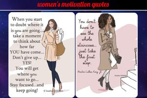 women motivation quotes Poster