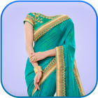Women Saree Photo Suit ikona