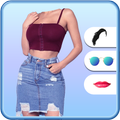”Women Skirt Photo Suit