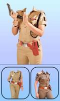 Women Police Photo Suit الملصق