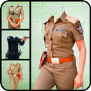 Women Police Dress Photo Suit APK