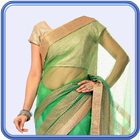 Women Transparent Saree Photo -icoon