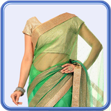 Women Transparent Saree Photo  icon