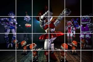 Tile Freddy's Five Puzzle Poster