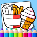 Food Drawing or Painting - Kids Education APK