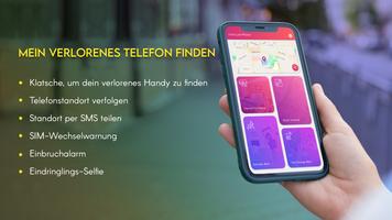 GPS-Telefon-Tracker Plakat