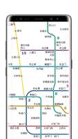 बीजिंग मेट्रो का नक्शा पोस्टर