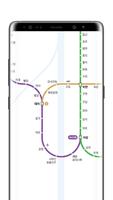 부산 지하철 노선도 poster