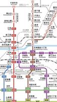 Osaka Subway Map capture d'écran 2