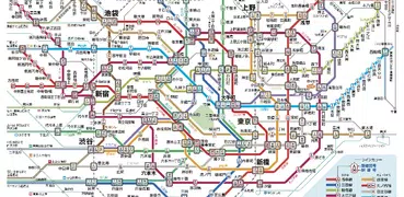 Tokioter U-Bahn Karte