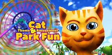 Тема кошек развлечений Парк