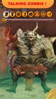 Sprechende Halloween Monster Plakat