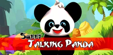 Dulce hablado panda bebe