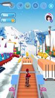Santa Girl Run. plakat