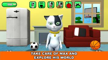 Talking Baby Cat Max Pet Games plakat
