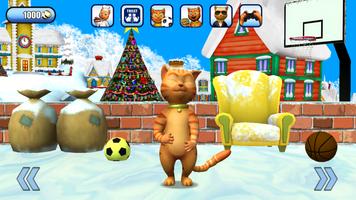 Talking Cat Leo Frozen Ice Fun screenshot 1