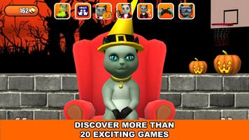 Talking Cat Leo Halloween Fun Screenshot 1