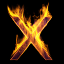 Fire Letter X Live Wallpaper APK