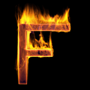 Fire Letter F Live Wallpaper APK