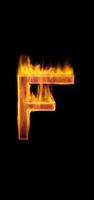 Fire Letter F Live Wallpaper screenshot 2